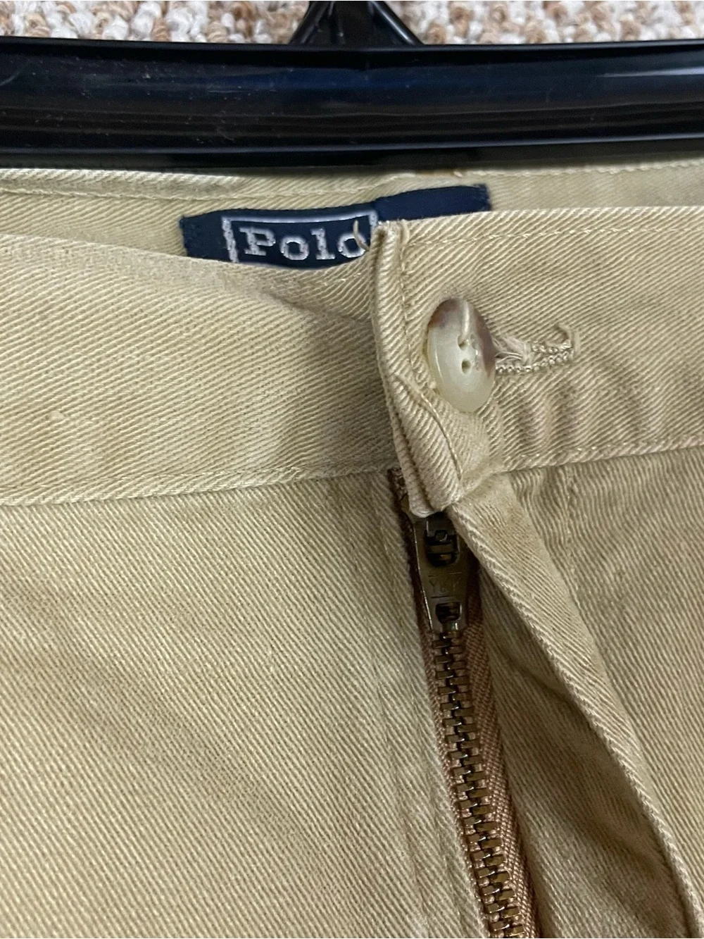 VTG Polo Ralph Lauren Pants Pleated Chino Pants Mens 34x27.5 Made In USA 90s 51